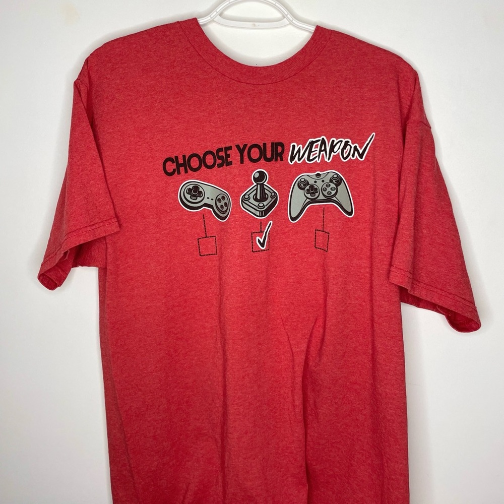 Chose your weapon gamer shirt classic Large